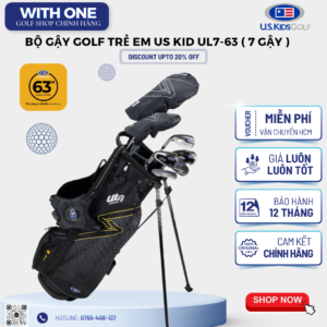Bộ gậy golf trẻ em US KID UL7-63 ( 7 Gậy ) Tay Trái