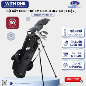 Bộ gậy golf trẻ em US KID UL7-60 (7 gậy)- Tay trái