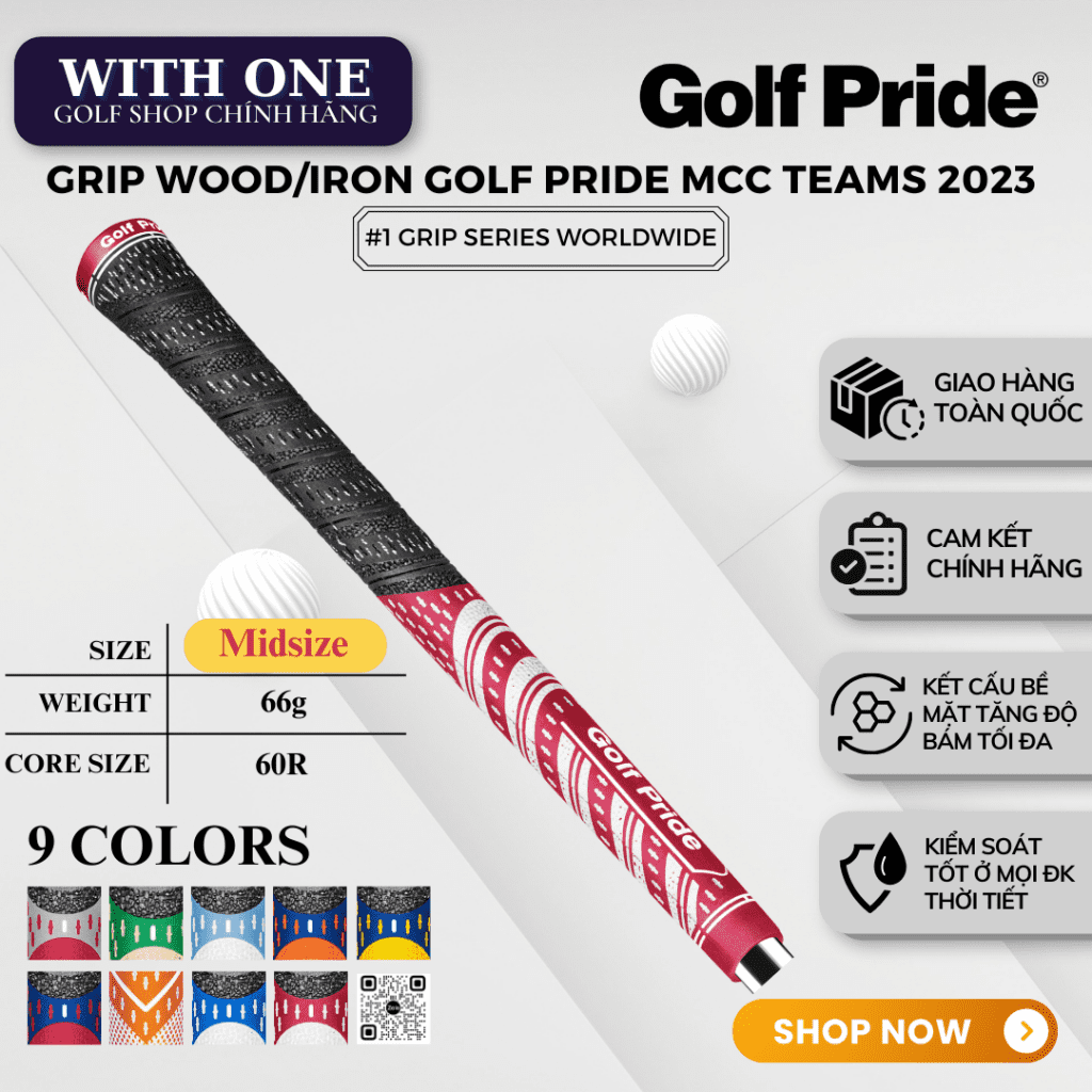 Tay N M G Y Grip Golf Pride Mcc Teams Midsize Withonegolf