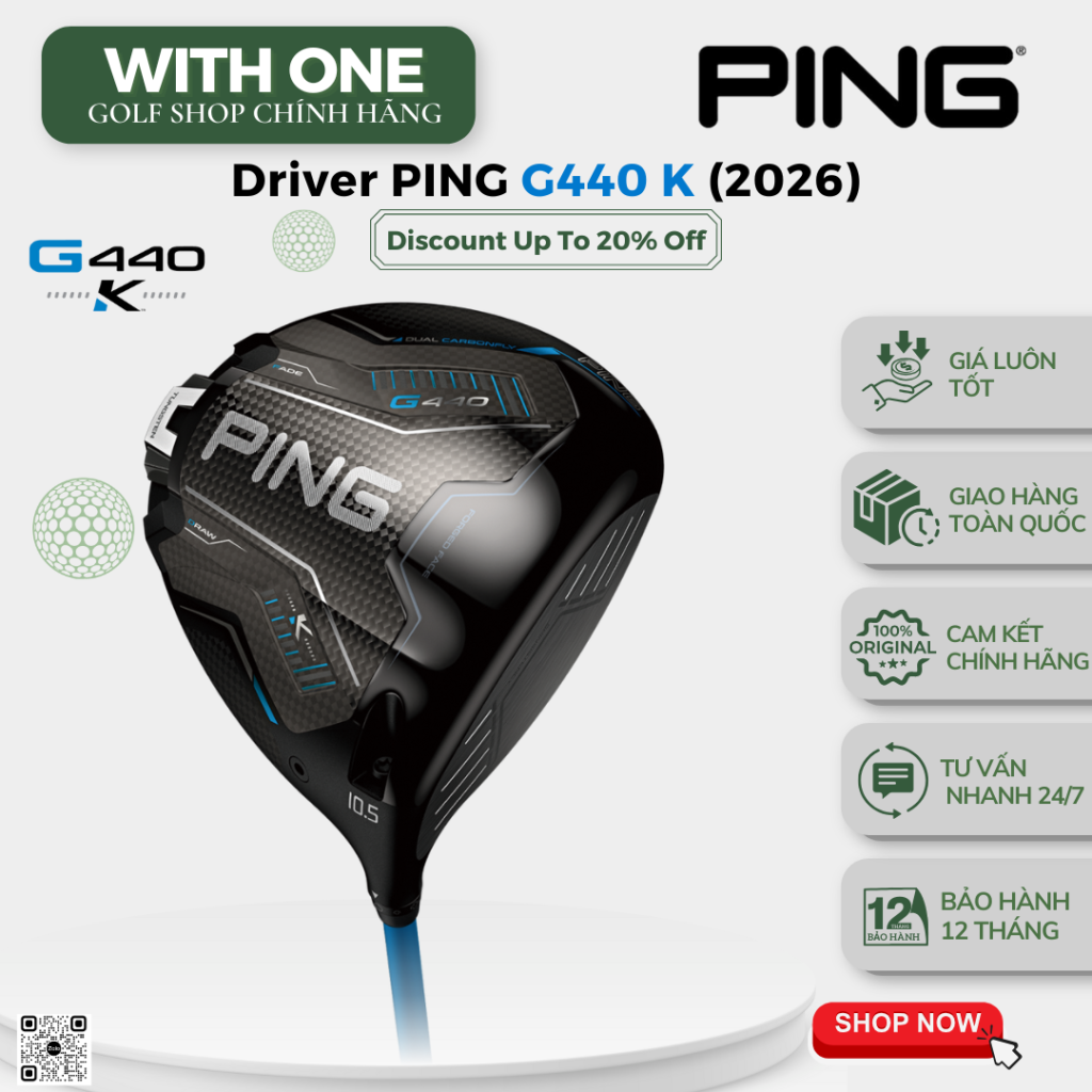Gậy Driver PING G440 K (2026)