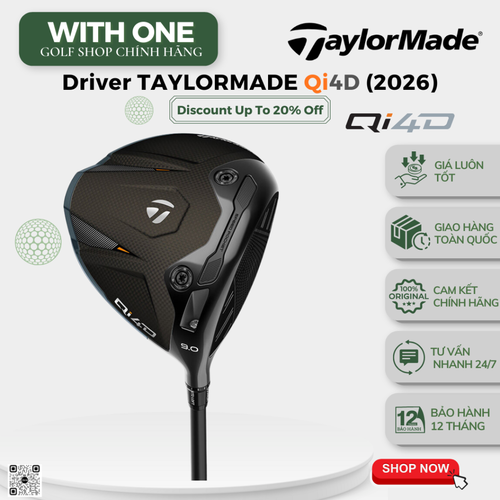 Gậy Driver Taylormade Qi4D (2026)