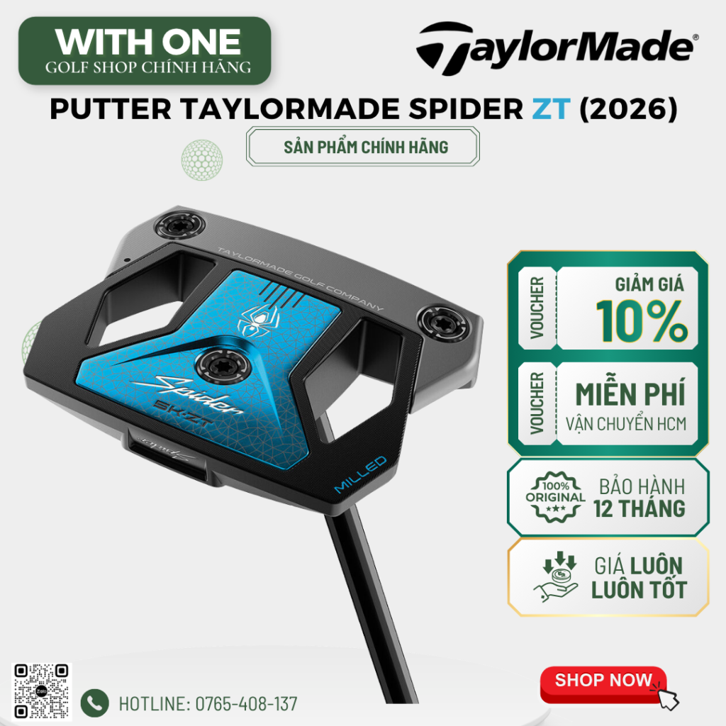 Gậy Putter Taylormade Spider ZT Standard