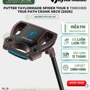 Gậy Putter Taylormade Spider TOUR X TORCHED True Path L-Neck (2026)