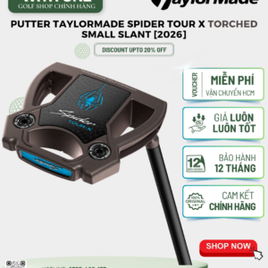 Gậy Putter Taylormade Spider TOUR X TORCHED True Path Small Slant (2026)