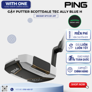 Gậy putter PING SCOTTDALE TEC ALLY BLUE H