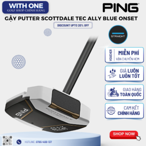 Gậy putter PING SCOTTDALE TEC ALLY BLUE ONSET